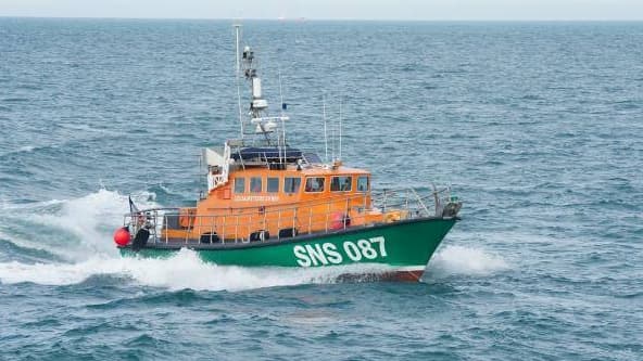 Le SNS087 Jean Bart 2 a éré déployé pour venir en aide à deux plongeurs en difficulté au large de Dunkerque.