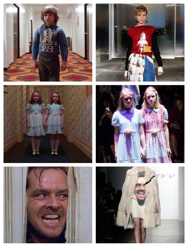 Des extraits du film Shining / Des défilés Prada, Undercover et The Blonds Des extraits du film Shining / Des défilés Prada, Undercover et The Blonds