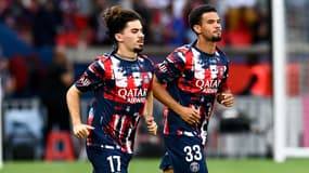 Vitinha et Warren Zaïre-Emery en août 2024 avec le PSG