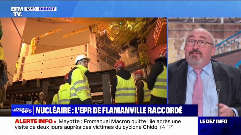 Nucléaire: l'EPR de Flamanville raccordé