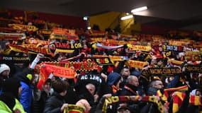 Des supporters de Lens, le 2 décembre 2023