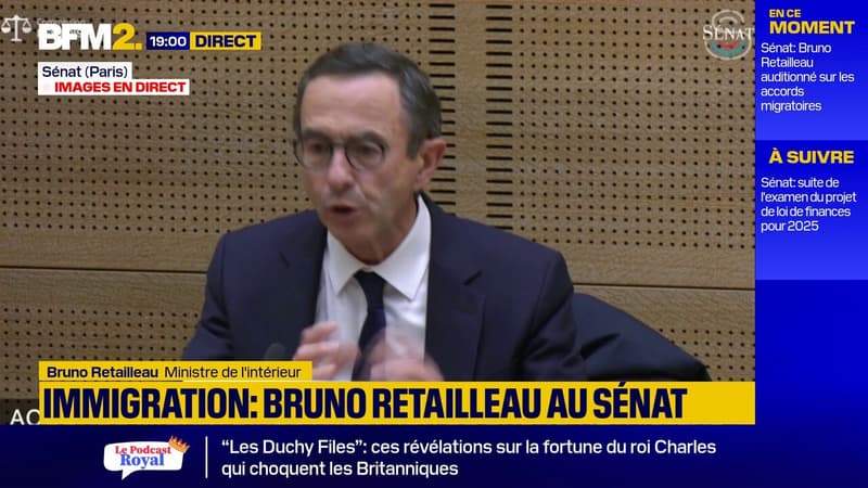 Au Sénat, Bruno Retailleau affirme qu'il y a 