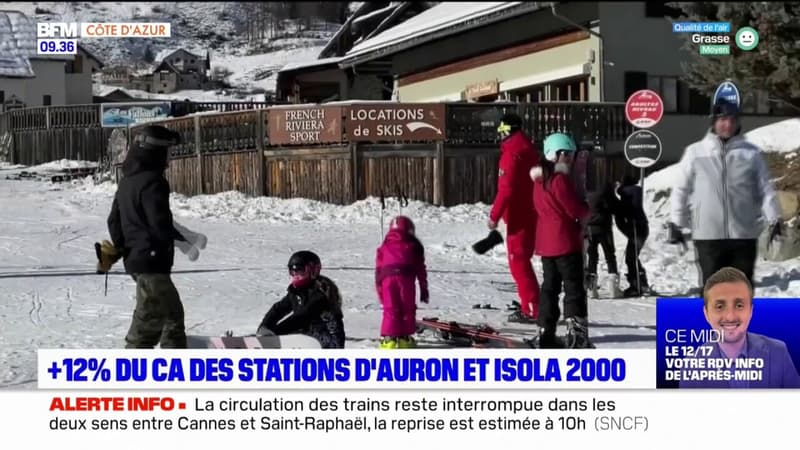 Alpes-Maritimes: les chiffres d'affaires d'Auron et Isola 2000 en hausse