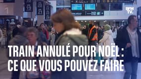 Train annulé pour Noël: voici ce que vous pouvez faire