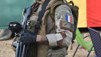 Un soldat français de l'opération Barkhane, à Tombouctou au Mali, le 9 septembre 2021 (photo d'illustration)
