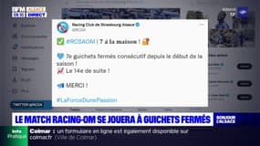 Ligue 1: le match du Racing Club de Strasbourg contre l'OM se jouera à guichets fermés