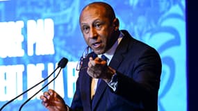 Philippe Diallo, président de la FFF, lors d'une assemblée plénière en décembre 2023