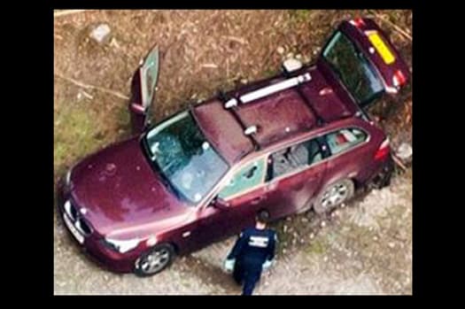 La voiture de la famille tuée mercredi à Chevaline en Haute-Savoie