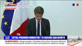 Gabriel Attal adresse "un message de remerciements" aux chefs d'établissements scolaires lors d'une réunion en visioconférence 