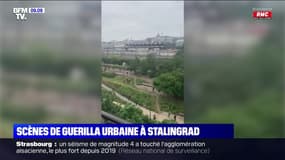 Des consommateurs de crack visés par plusieurs tirs de mortiers aux jardins d'Éole de Paris