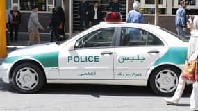 Voiture de police à Téhéran. (Photo d'illustration)