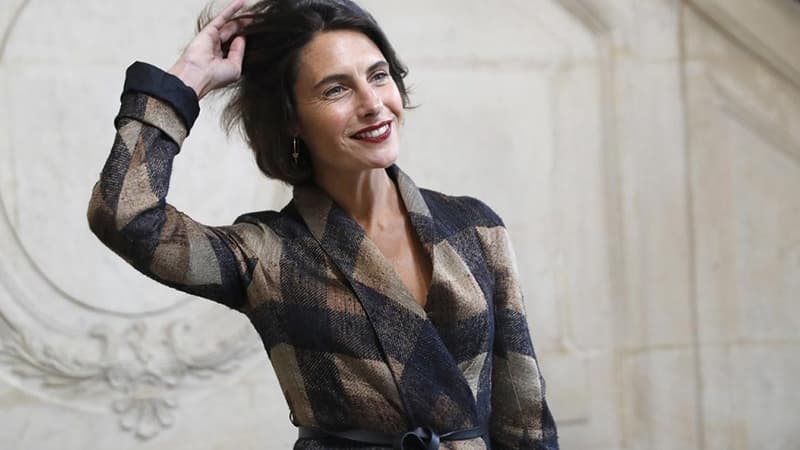 Alessandra Sublet au défilé Dior Haute couture à Paris, le 22 janvier 2018. - 