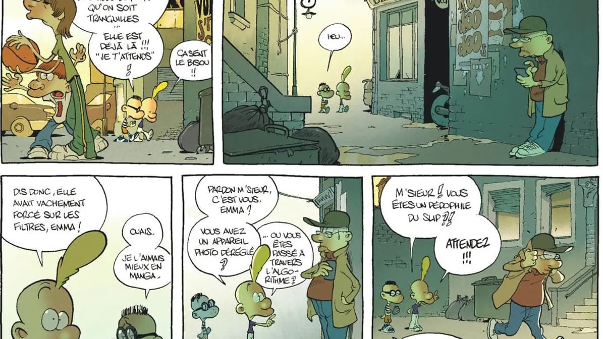 Un extrait du tome 18 de "Titeuf" Un extrait du tome 18 de "Titeuf"