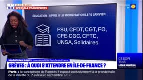 Grèves: à quoi s'attendre en Île-de-France pour le 19 janvier?