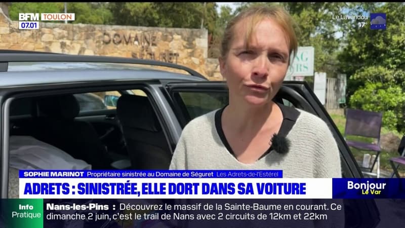 Les Adrets-de-l'Estérel: une habitante dort dans sa voiture et entame une grève de la faim