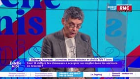 Faut-il obliger les chômeurs à accepter un emploi dans les secteurs en tension ? "Pousser quelqu'un à prendre un travail malgré lui, c'est contre-productif. On a un vrai déficit de valorisation des métiers en France" déplore Thierry Moreau.