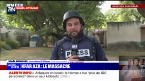 "C'est un massacre": ce journaliste d'i24News décrit "l'horreur" qu'il a observée dans le kibboutz de Kfar Aza