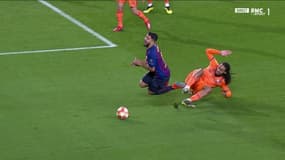 Barcelone-OL : sur un penalty litigieux, Messi ouvre le score