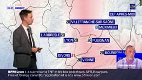 Météo Rhône: un vendredi pluvieux, 20°C attendus à Lyon