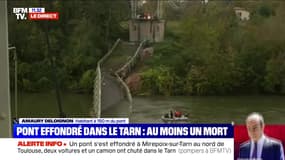 Pont effondré dans le Tarn: l'enquête est ouverte (2/2) - 18/11