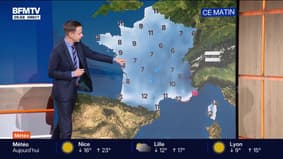 Météo: une journée plutôt ensoleillée sur une grande partie du pays et jusqu'à 24 degrés en Corse
