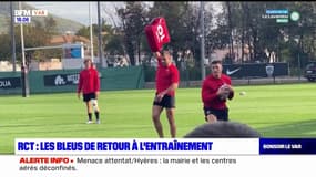 RCT: les Bleus de retour à l'entraînement