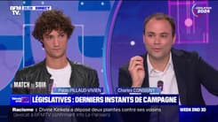 Le match Pablo Pillaud-Vivien/Charles Consigny du  28 juin - Législatives, derniers instants de campagne