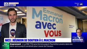 Nice: réunion de soutien à Emmanuel Macron