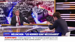 Agriculture: "Les normes sont nécessaires", affirme Jean-Luc Mélenchon