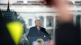 Le président américain Donald Trump le 6 janvier 2021, à Washington.