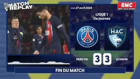 PSG 3-3 Le Havre : Paris revient de loin, le sacre retardé… Le goal replay du match