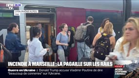 "Je n'ai pas de solution de logement, ni de visibilité sur le prochain train": la pagaille sur les rails avec l'incendie à Marseille