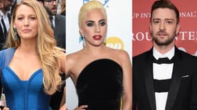 Blake Lively, Lady Gaga et Justin Timberlake