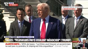 Droits de douane: "Il y aura un peu de tempête, mais c'est une transition vers la grandeur", assure Donald Trump