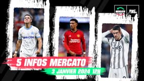 Vitinha, Sancho, Vlahovic… Les 5 infos mercato du mercredi 3 janvier 2024 (à midi)