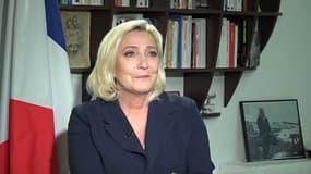 Marine Le Pen est l'invitée de BFMTV le 13 avril 2022.