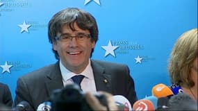 Le président destitué de la Catalogne Carles Puigdemont le 31 octobre 2017