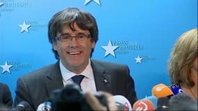 Le président destitué de la Catalogne Carles Puigdemont le 31 octobre 2017