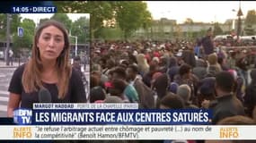 A Paris, les migrants sont de retour porte de la Chapelle