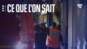 Les pompiers à Sablé-sur-Sarthe mardi soir.