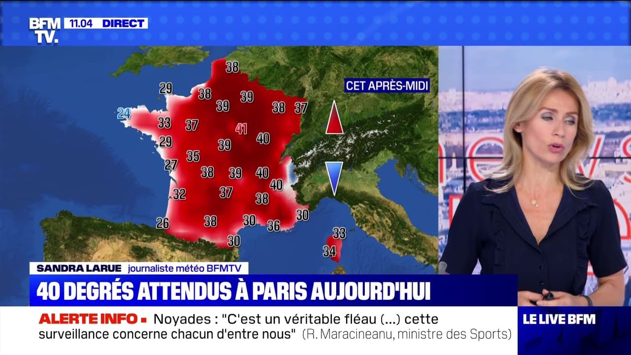40 Degres Attendus A Paris Aujourd Hui 2 31 07