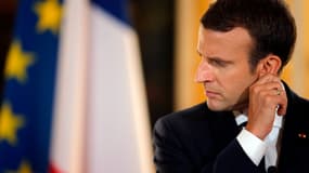 Emmanuel Macron à l'Elysée, le 16 juillet 2017. 