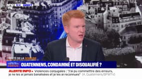 Violences conjugales: "Je pense que l'on peut tous devenir meilleur", affirme Adrien Quatennens (LFI)