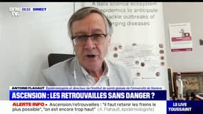 Antoine Flahault, épidémiologiste: "Il ne s'agit pas d'envoyer des signaux qui disent que maintenant tout est possible, on est encore en grande tension"