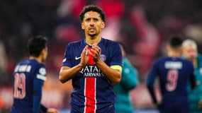 Marquinhos lors du match de Ligue des champions entre le PSG et le Bayern Munich - le 26/11/2024