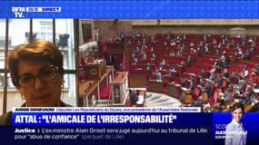 Annie Genevard (vice-présidente LR de l'Assemblée): "Il n'était pas possible d'examiner 600 amendements sur le pass vaccinal en deux séances"