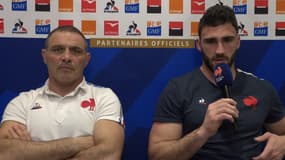 Raphaël Ibanez et Charles Ollivon, le 5 février 2021