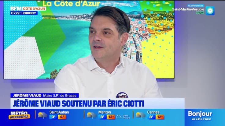 Jérôme Viaud "Je suis fier qu'Eric Ciotti me soutienne."