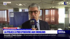 Quartier des Moulins à Nice: le préfet des Alpes-Maritimes met en avant l'action de la police