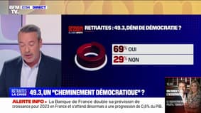 EDITO - Emmanuel Macron évoque un "cheminement démocratique" après le 49.3, une formule qui pourrait passer comme "de la provocation"